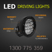 BLACK DIAMOND 5 Inch LED Driving Lights with High Intensity LED's.